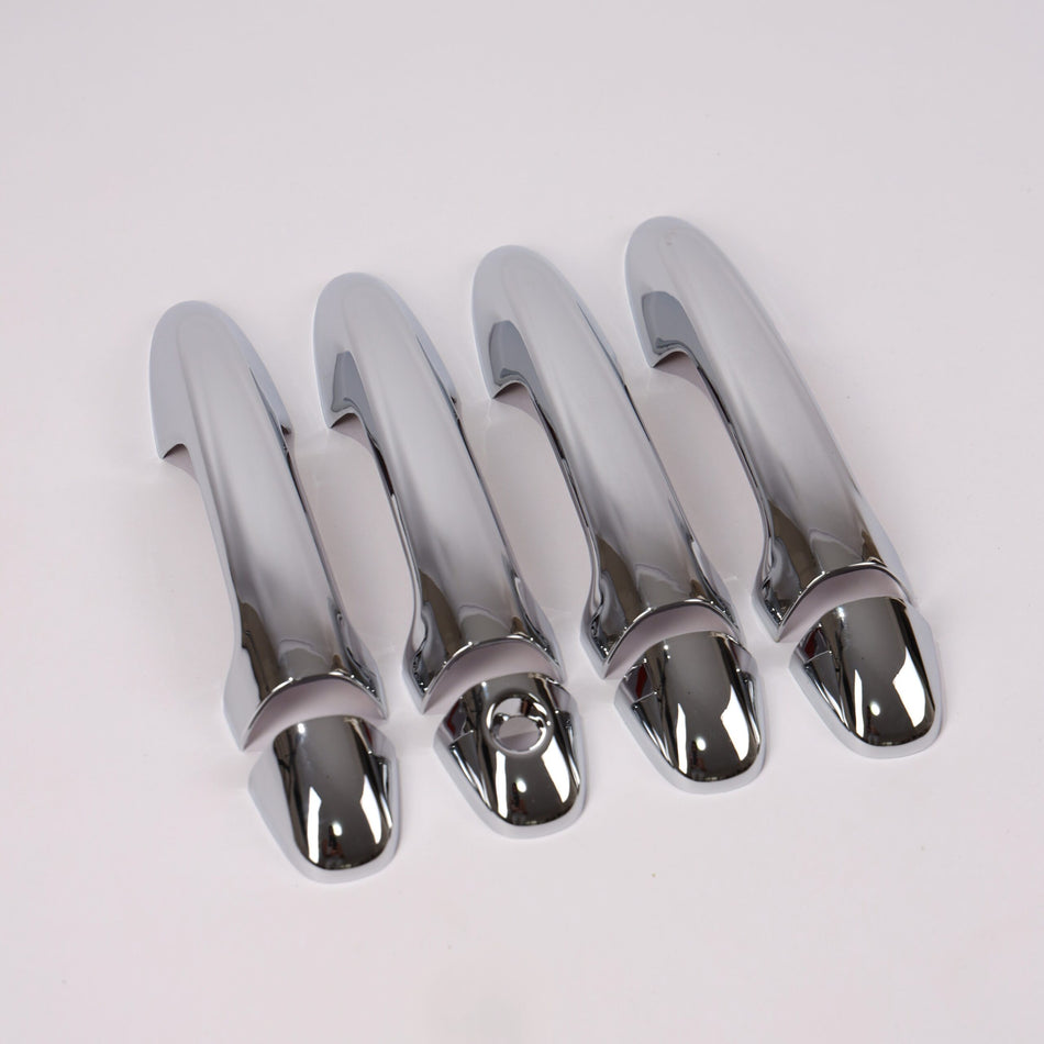 4Pcs Nickel Door Handle Covers for Toyota Fortuner