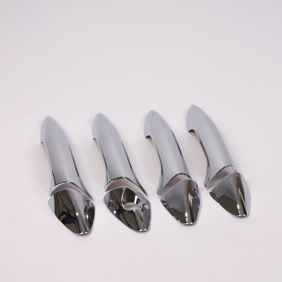 4Pcs Nickel Door Handle Covers for MD 2012 – silver