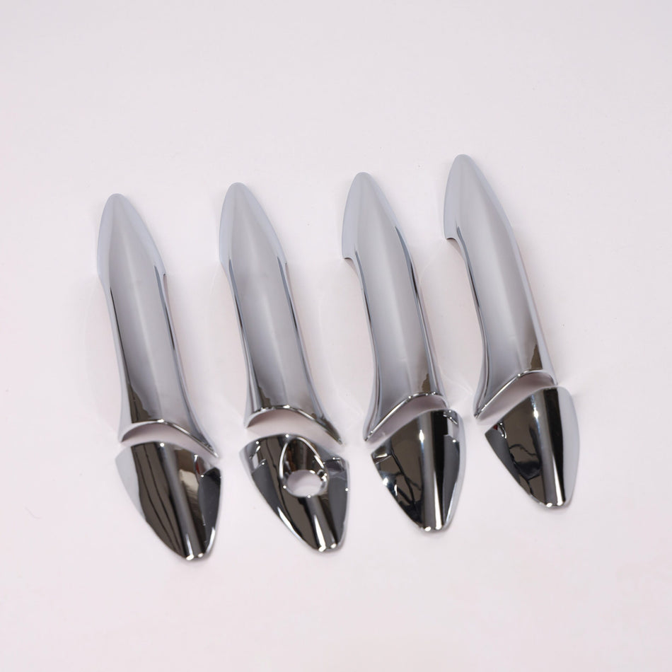 4Pcs Nickel Door Handle Covers for MD 2012 – silver