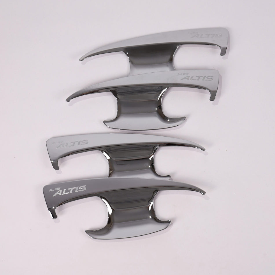 4Pcs Nickel Door Handle Covers for toyota corolla altis 2016
