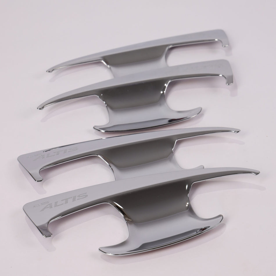 4Pcs Nickel Door Handle Covers for toyota corolla altis 2016