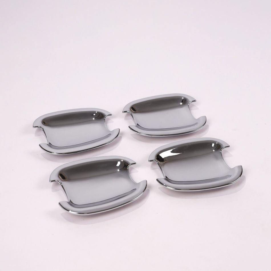 4Pcs Nickel Door Handle Covers for skoda a5 - plate
