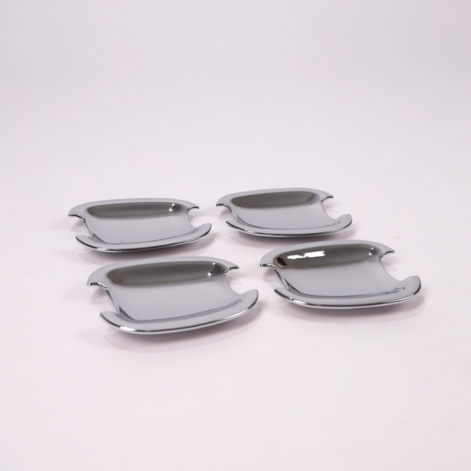 4Pcs Nickel Door Handle Covers for skoda a5 - plate