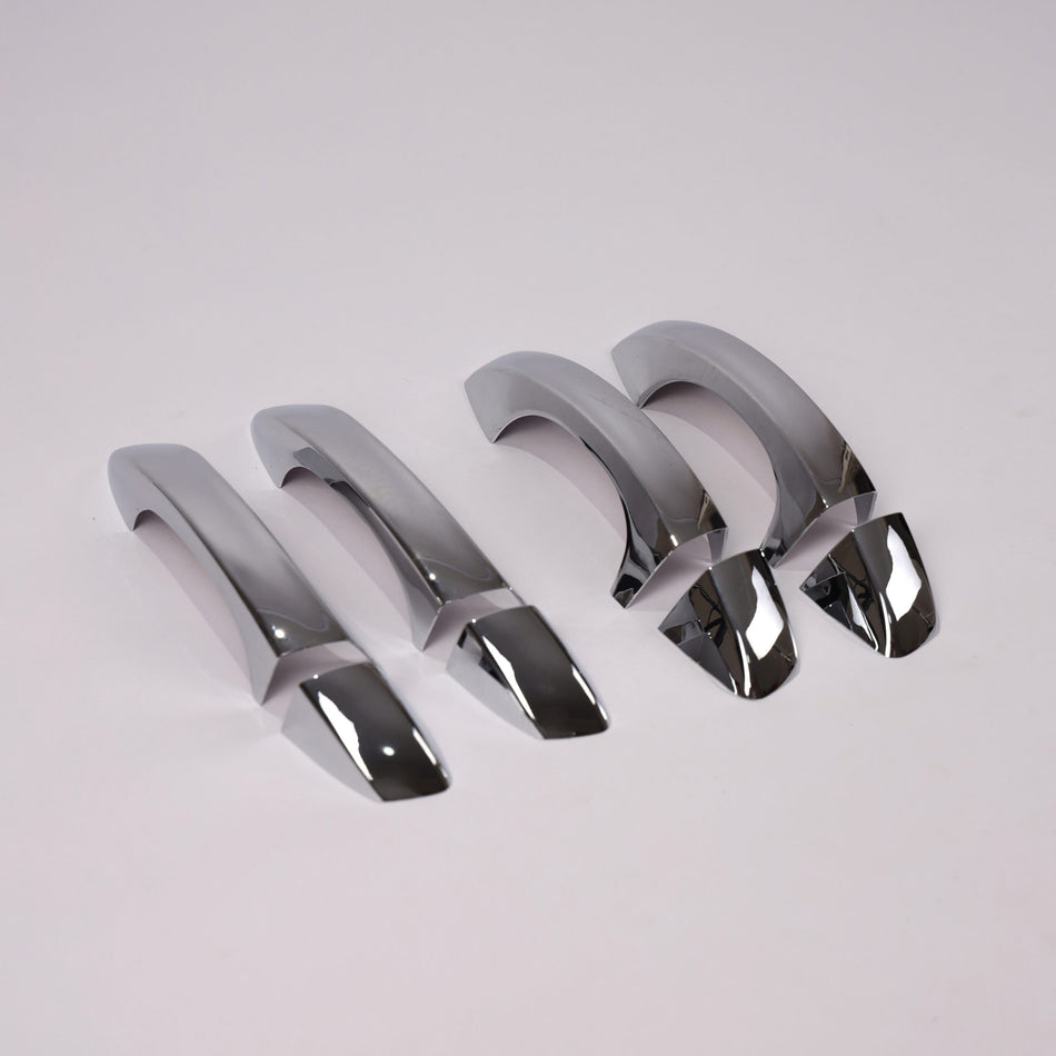 4Pcs Nickel Door Handle Covers for Skoda A7