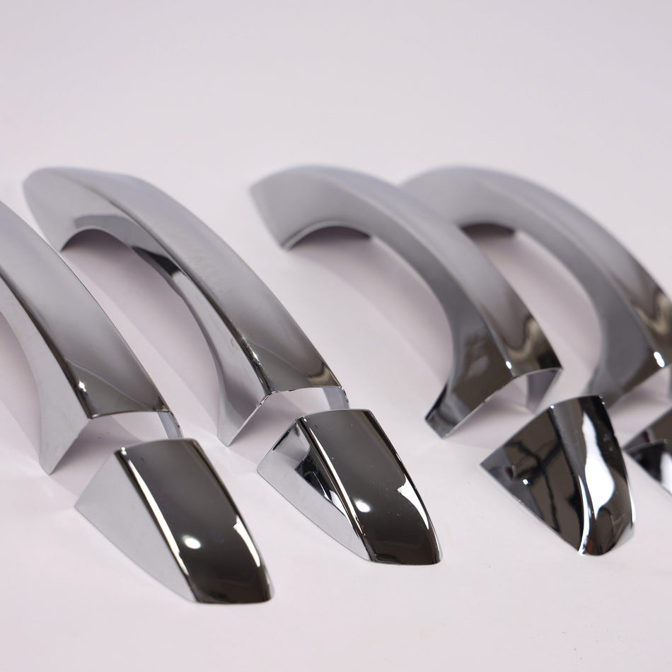 4Pcs Nickel Door Handle Covers for Skoda A7
