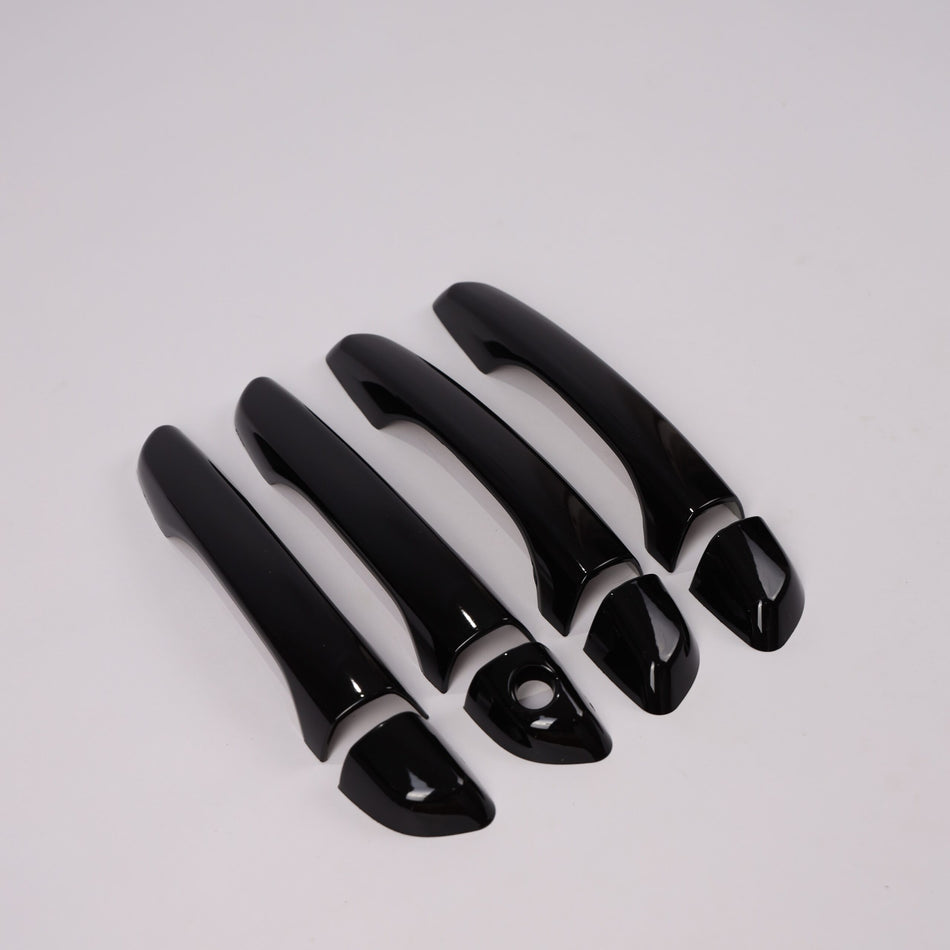 4Pcs Door Handle Covers for Hyundai ad - Black