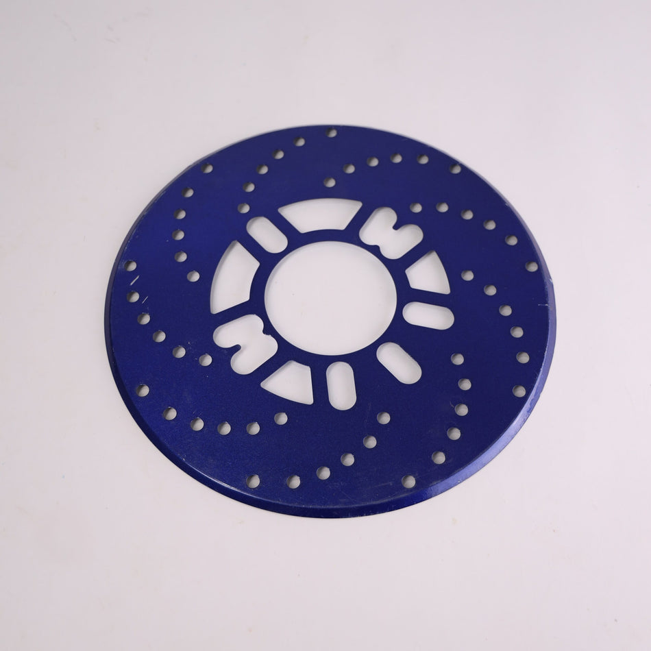 Blue Aluminum Alloy Disc Brake Cover - blue