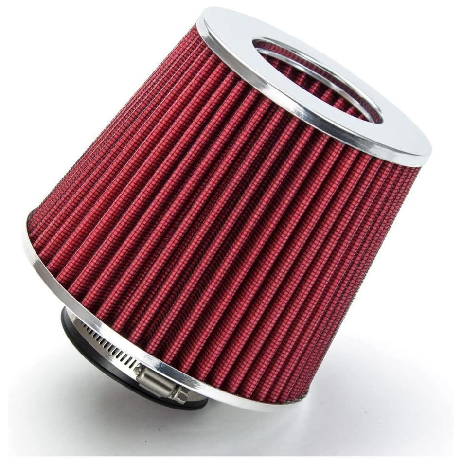 Red 3-Inch 76mm Cold Air Intake Filter