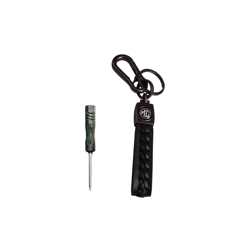 MG Leather Keychain  for all cars