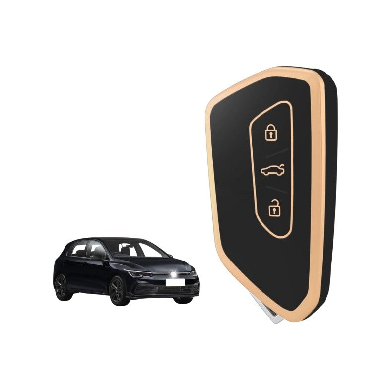 TPU Smart Key Case for Golf - gold