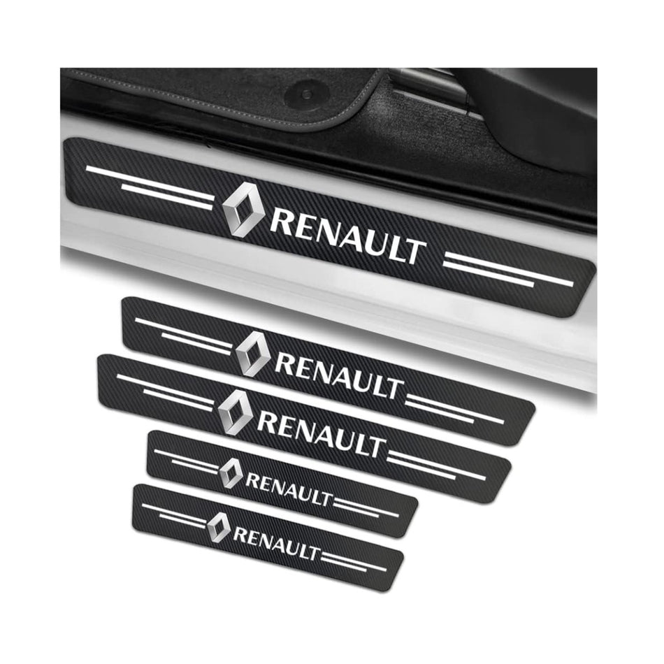 4PCS Car Door Sill Protector Sticker Renault