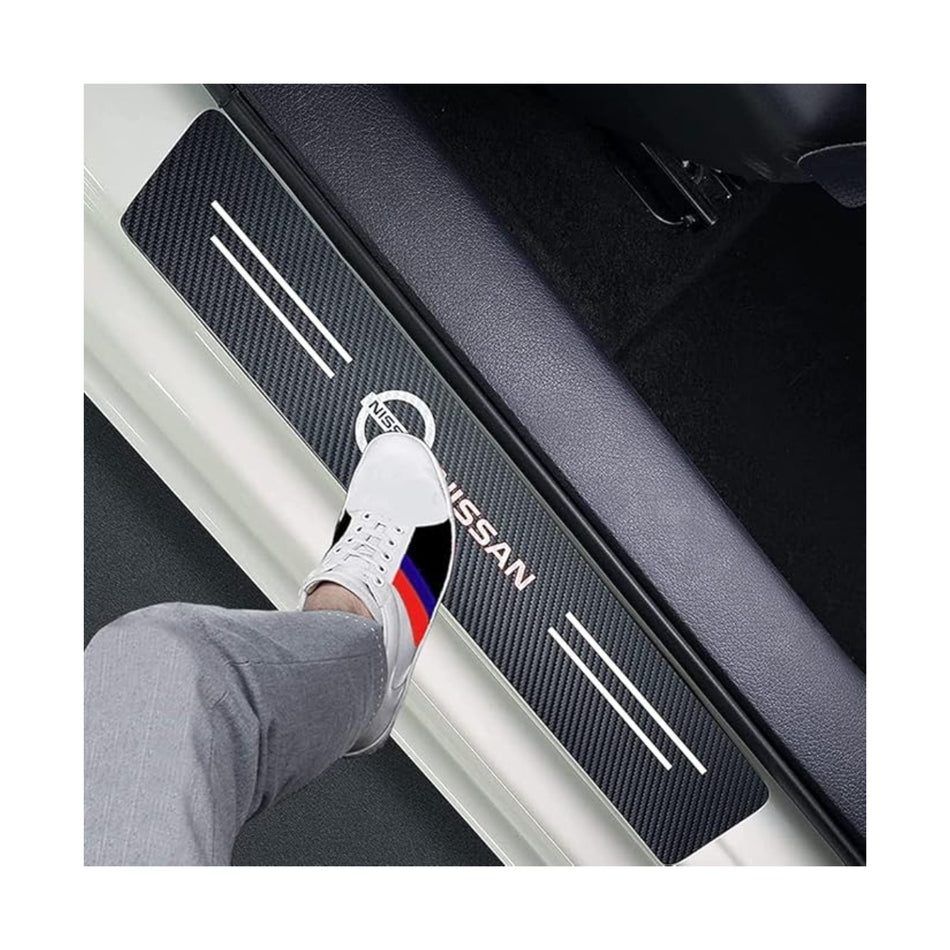 4PCS Car Door Sill Protector Sticker Nissan