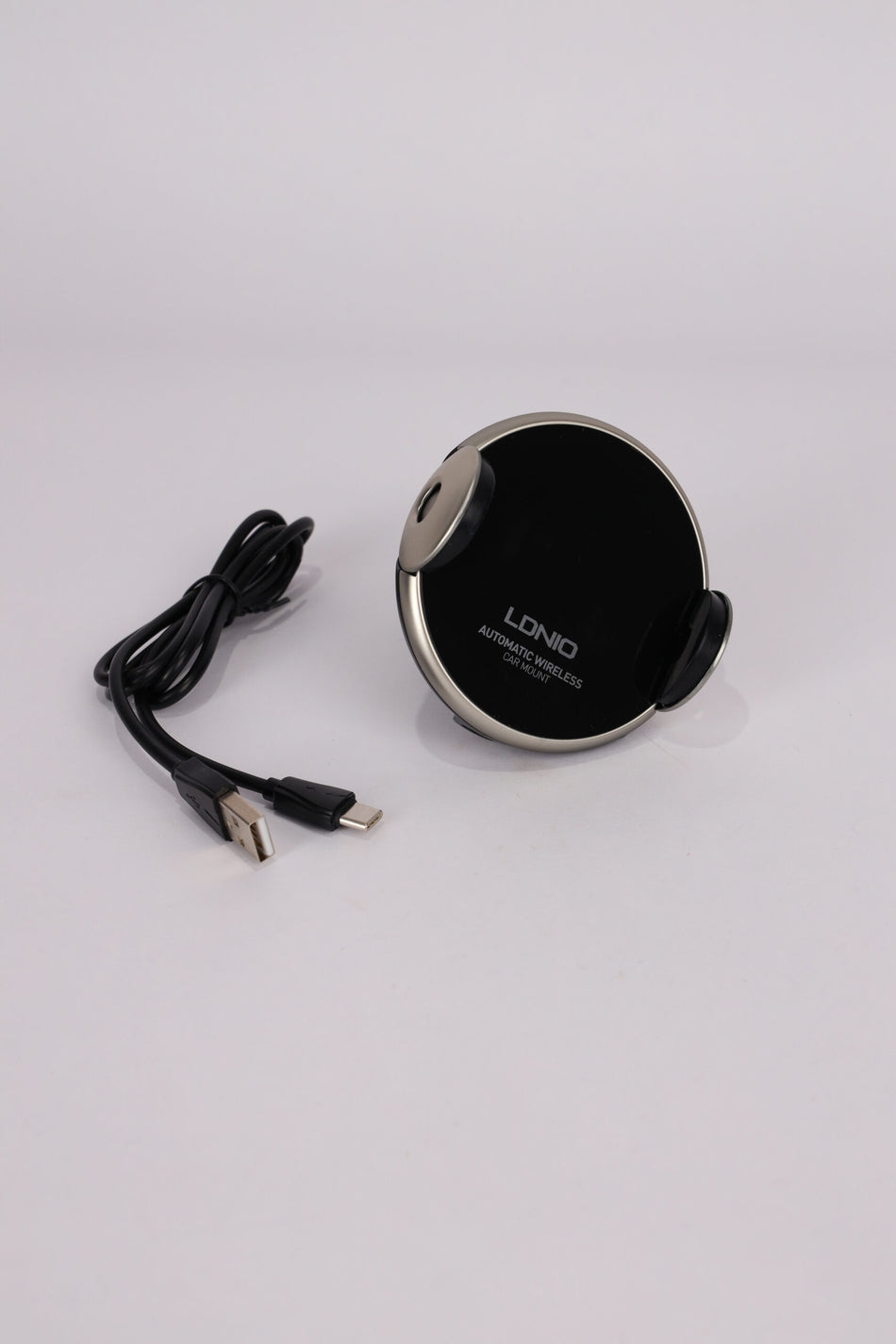 LDNIO MA02 15W Wireless charger & Car Holder 360-degree , Auto Clamping - Black