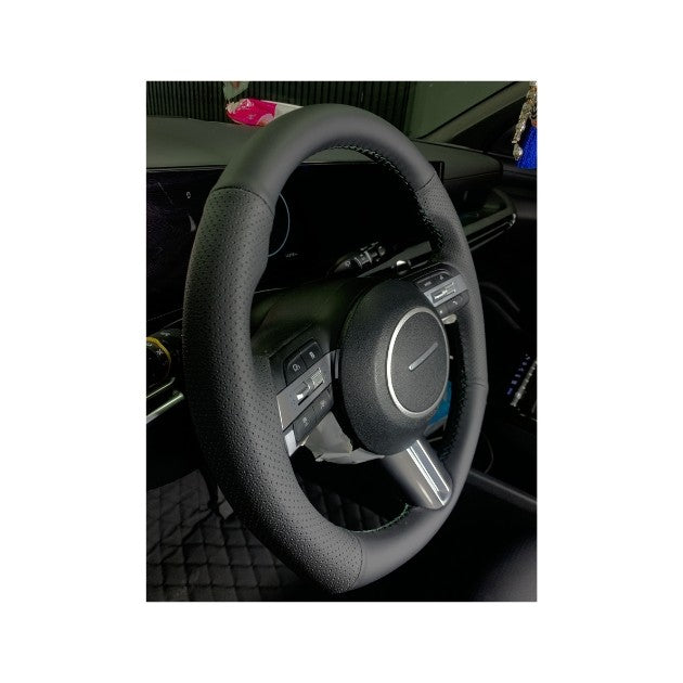 German leather steering Wheel Cover Tucson NX4