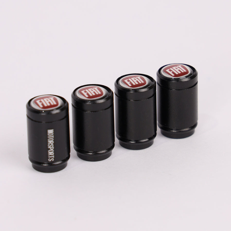 4Pcs Car Wheel Tire Valve Tire Stem Air Caps Airtight Cover For Fiat – Black