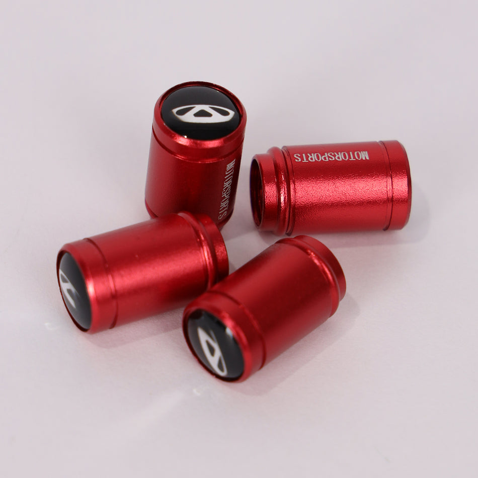 4Pcs Car Wheel Tire Valve Tire Stem Air Caps Airtight Cover For Chery – red