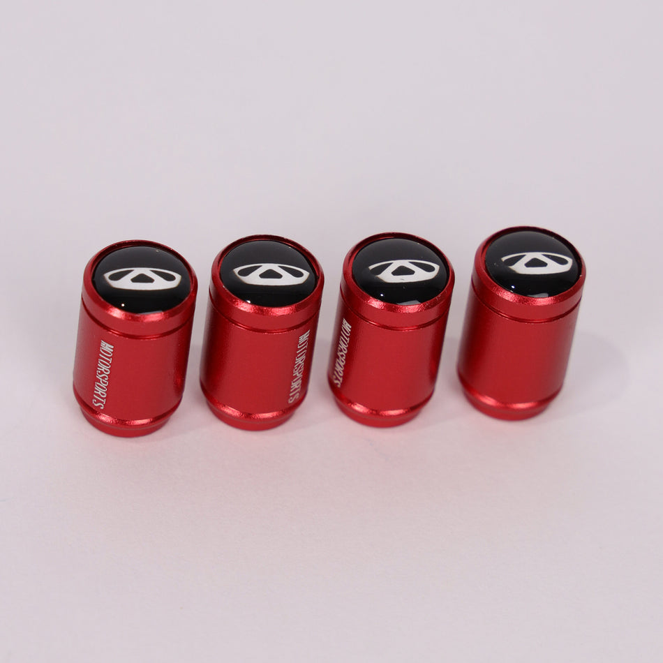 4Pcs Car Wheel Tire Valve Tire Stem Air Caps Airtight Cover For Chery – red