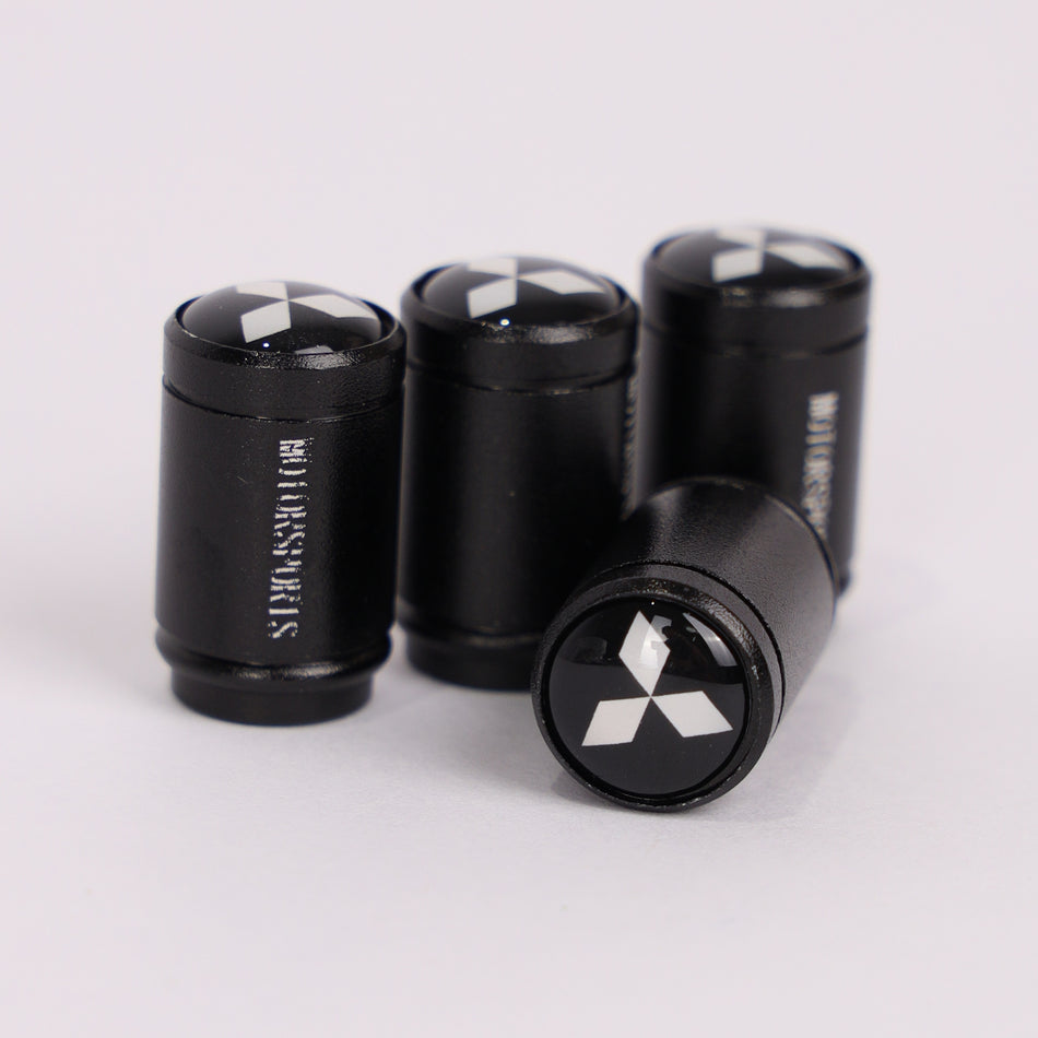 4Pcs Car Wheel Tire Valve Tire Stem Air Caps Airtight Cover For Mitsubishi Lancer – Black