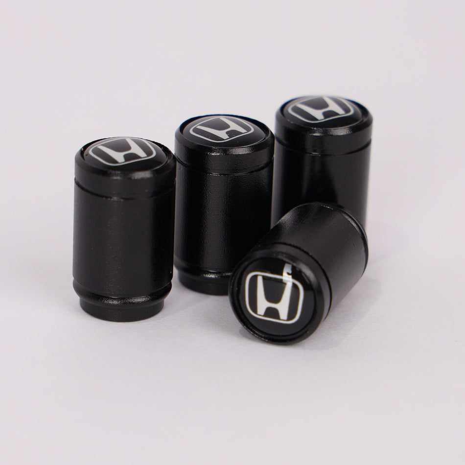 4Pcs Car Wheel Tire Valve Tire Stem Air Caps Airtight Cover For Honda – Black