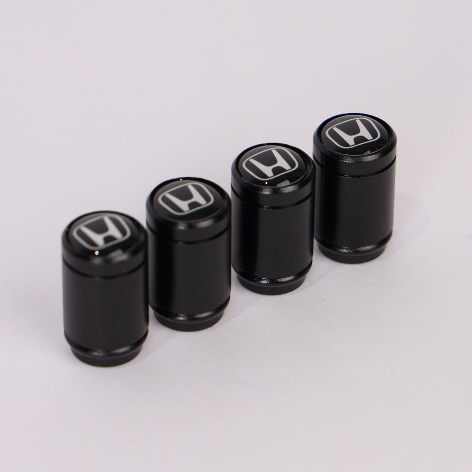 4Pcs Car Wheel Tire Valve Tire Stem Air Caps Airtight Cover For Honda – Black