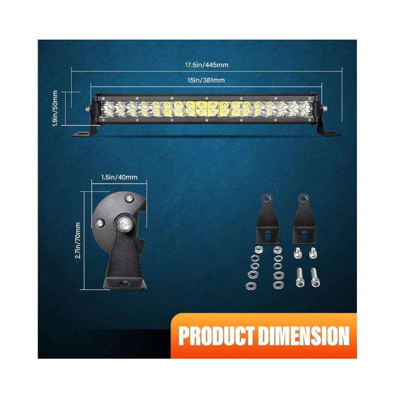AUXTINGS 15-Inch LED Light Bar