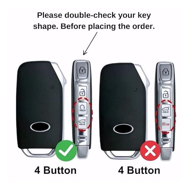 Metal Key Cover for Kia Smart Key