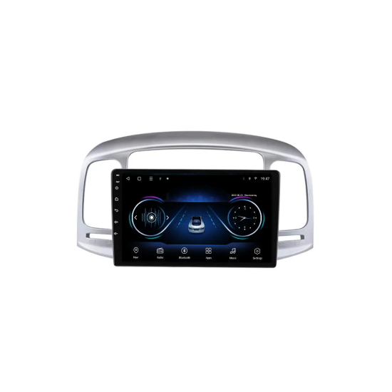 Android Screen for Hyundai Accent 2008:2010 - Supported apple car play &amp; android auto wireless - Plug and play – GPS – DSP – Bluetooth – WIFI – Radio
