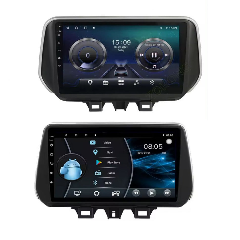 Android Screen for Hyundai Tucson 2018 : 2019 - Supported apple car play &amp; android auto wireless - Plug and play – GPS – DSP – Bluetooth – WIFI – Radio