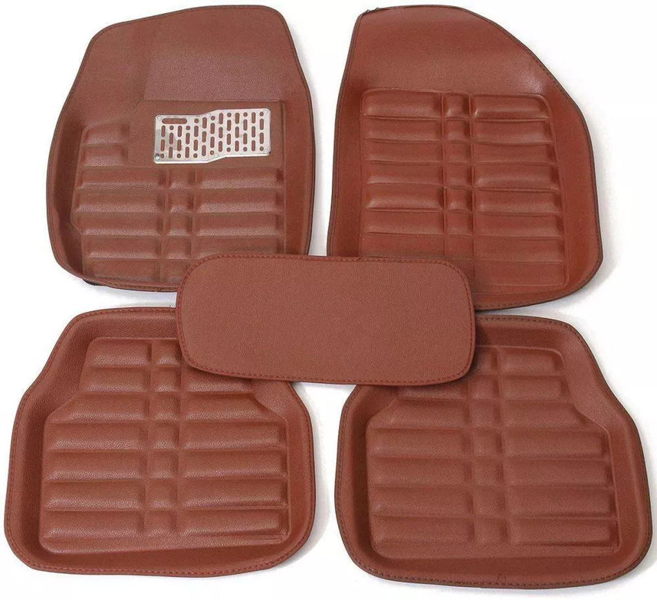 3D Floor Mats (Nissan Sentra 2018 -Camel)