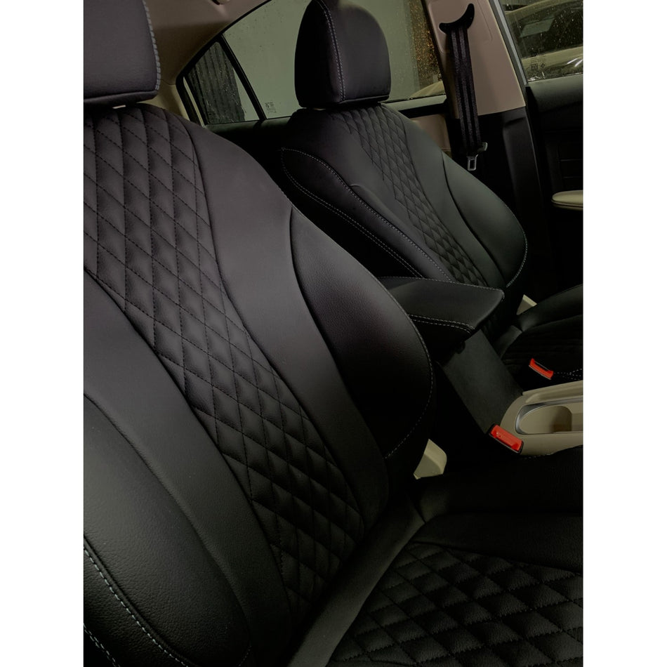 German Black Leather Seat Covers  for MG5