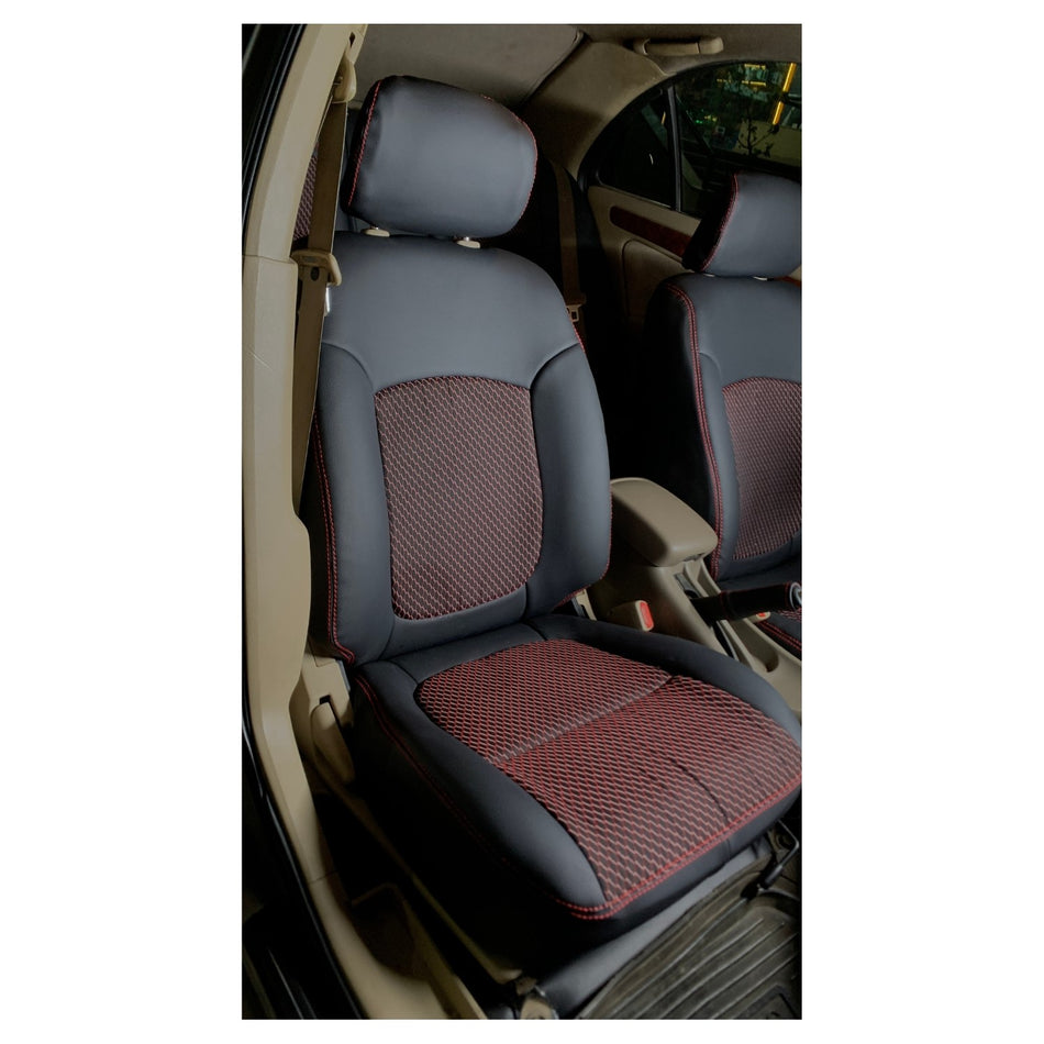 German Black Leather Seat Covers for n16