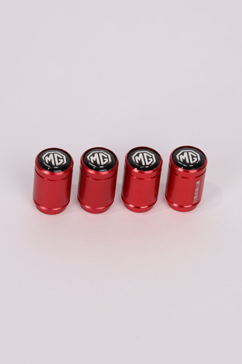4Pcs Car Wheel Tire Valve Tire Stem Air Caps Airtight Cover For MG – red