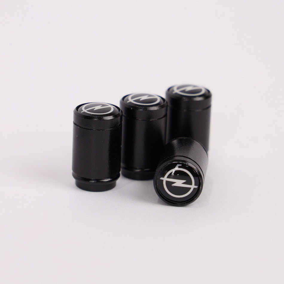 4Pcs Car Wheel Tire Valve Tire Stem Air Caps Airtight Cover For Opel – black