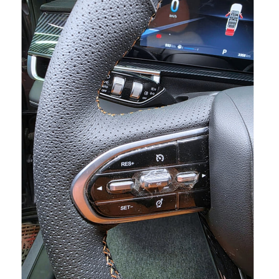 German leather steering Wheel Cover for Tiggo7