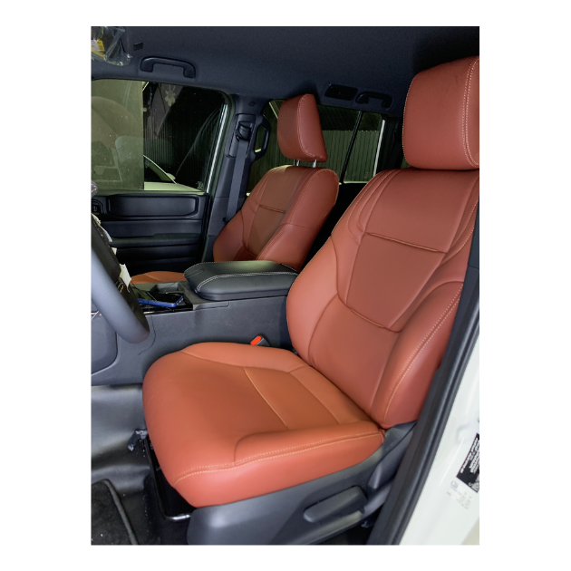 German Leather Seat Covers for Prado