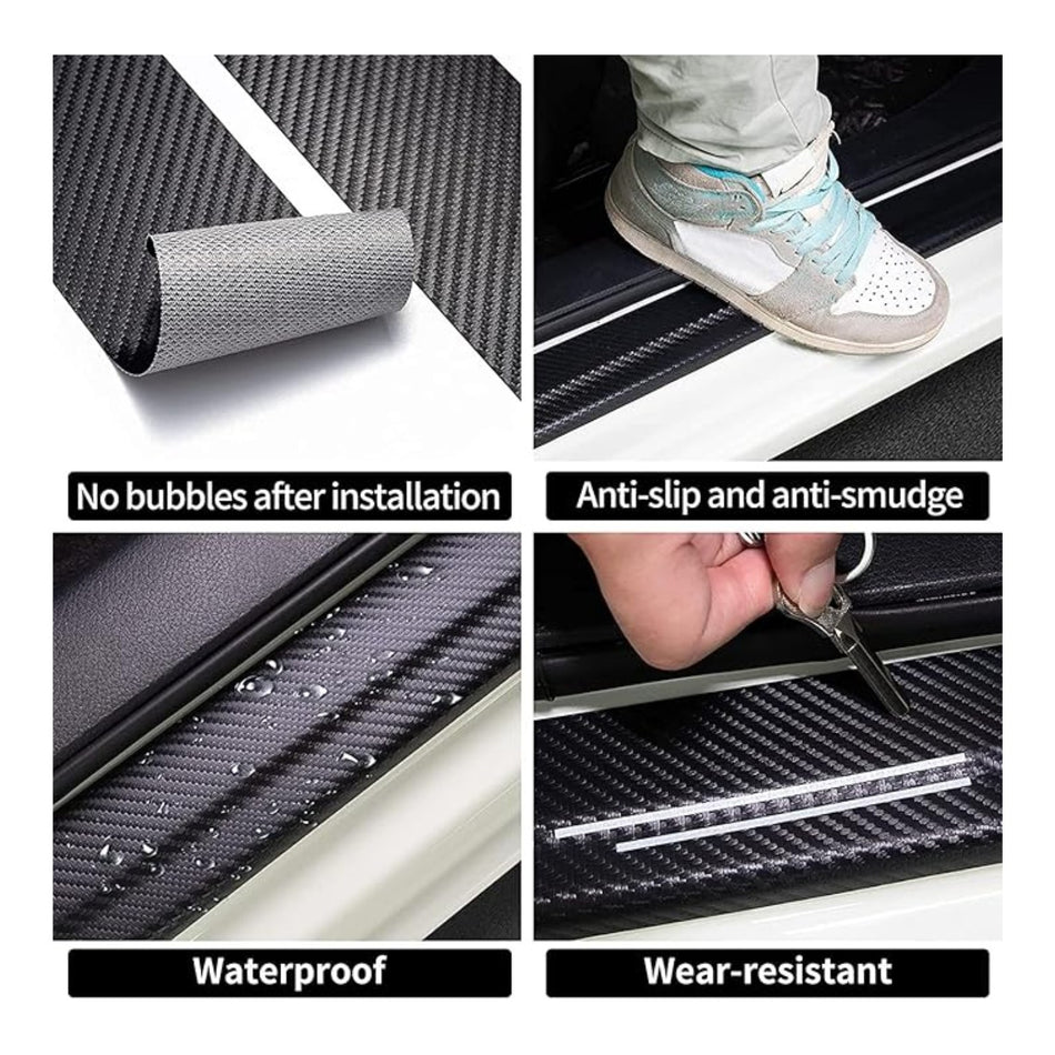 4PCS Car Door Sill Protector Sticker Nissan