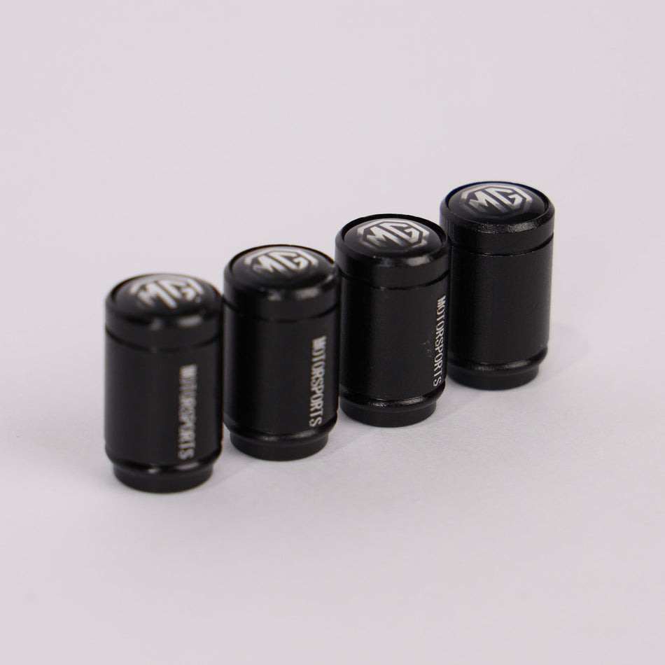 4Pcs Car Wheel Tire Valve Tire Stem Air Caps Airtight Cover For MG – Black