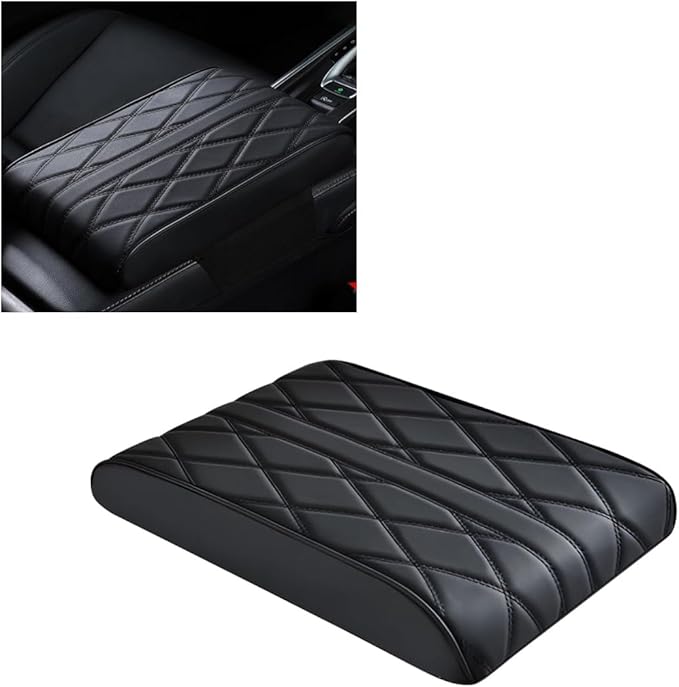 Black Multi-Purpose Car Armrest Console