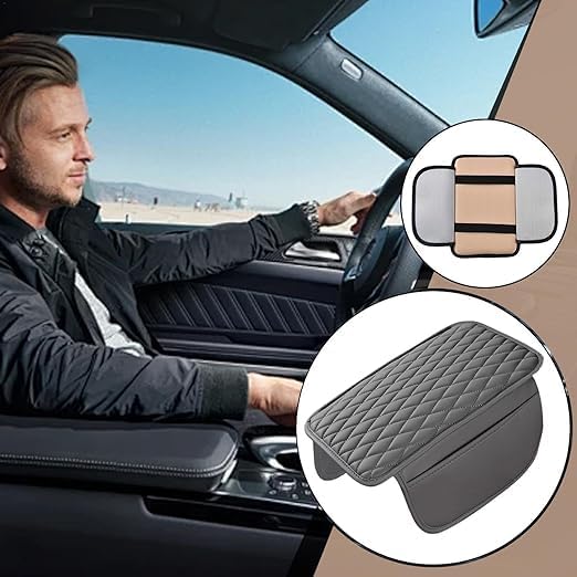 Armrest Console Cover with Storage Bag -For cars