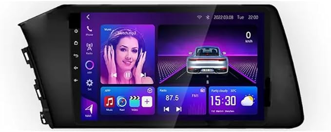 Android Screen for Hyundai Elantra CN7 - Supported apple car play &amp; android auto wireless - Plug and play – GPS – DSP – Bluetooth – WIFI – Radio