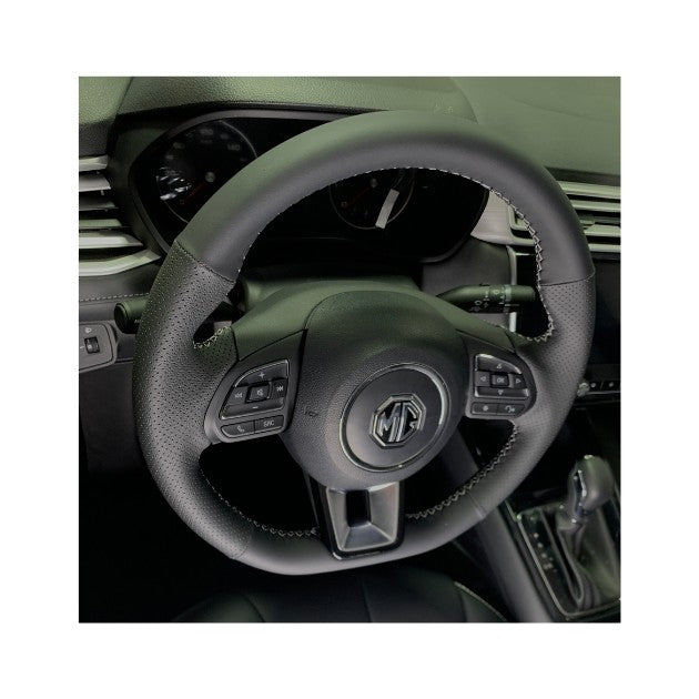 German leather steering Wheel Cover for mg5