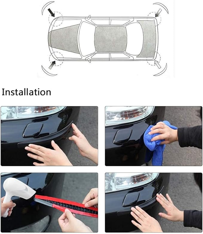 Akozon Universal Car Bumper Protector