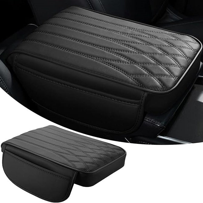 Black Multi-Purpose Car Armrest Console with Storage Pockets