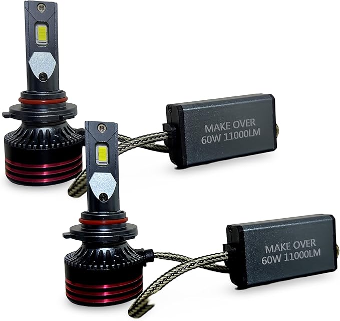 Makeover 880 Led Bulbs, 880 Fog Bulbs with 5 mins Plug and Play, Turbo Fan, 2024 Upgraded 11000LM 300% Brightness,50W,6000K Cool White bulbs, No Polarity, Fog Light, Pack of 2