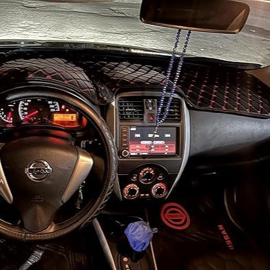 Dashboard Cover For nissan sunny n17 - red