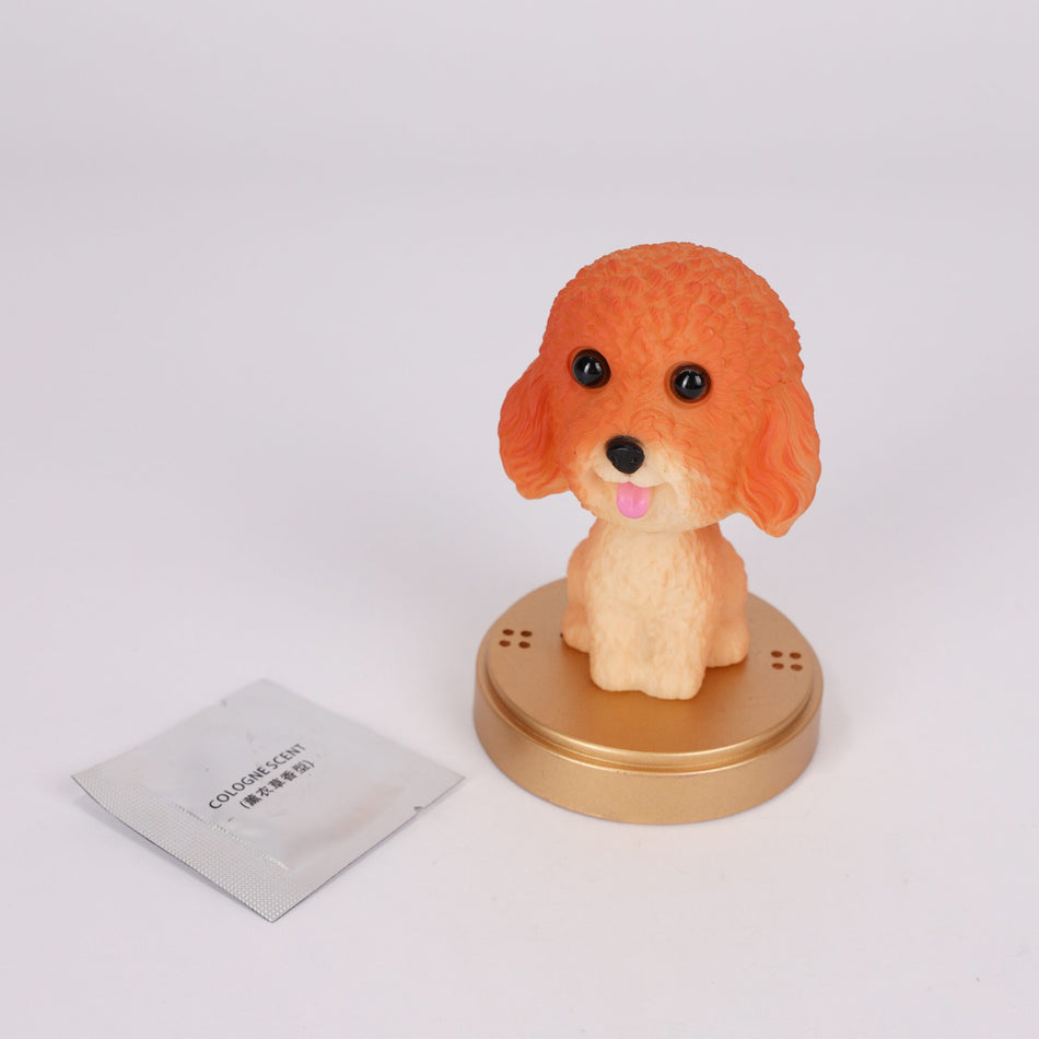 Car Dashboard Dog Toy - Unique and Fun orange Car Decoration
