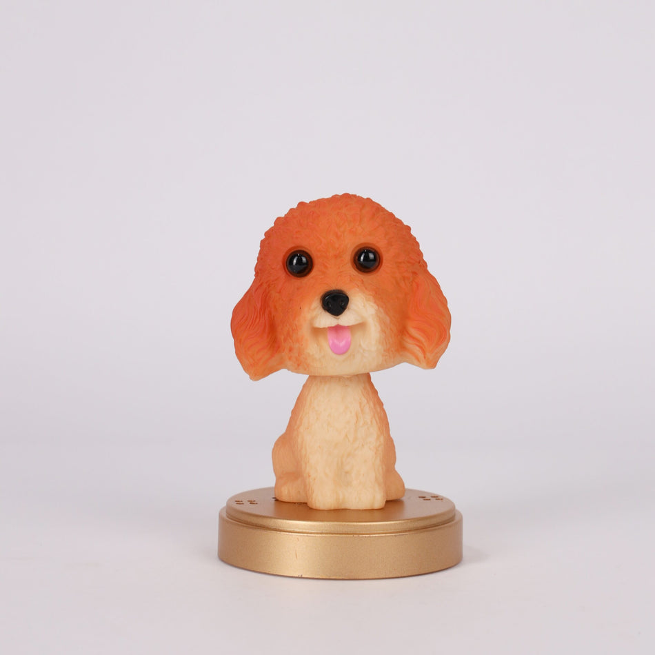 Car Dashboard Dog Toy - Unique and Fun orange Car Decoration