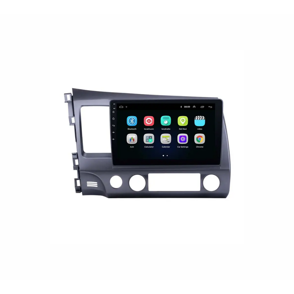 Android Screen for Honda Civic from 2008 to 2011- Supported apple car play &amp; android auto wireless - Plug and play – GPS – DSP – Bluetooth – WIFI – Radio