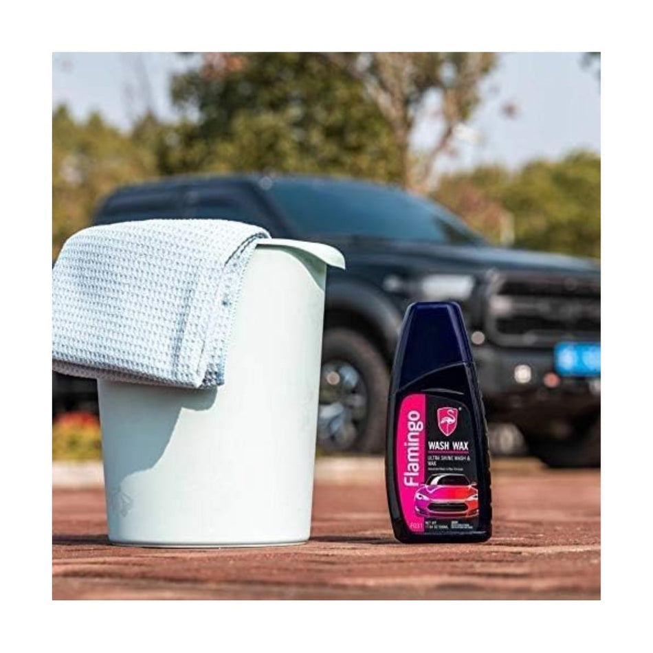 High Gloss Car Wash and Wax Polish F031 - 500ml
