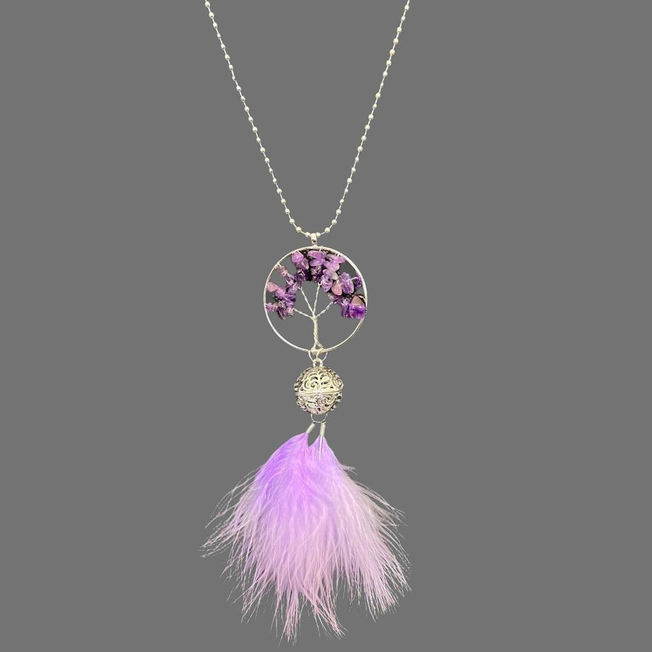 Dream Catcher Mirror Accessory pink